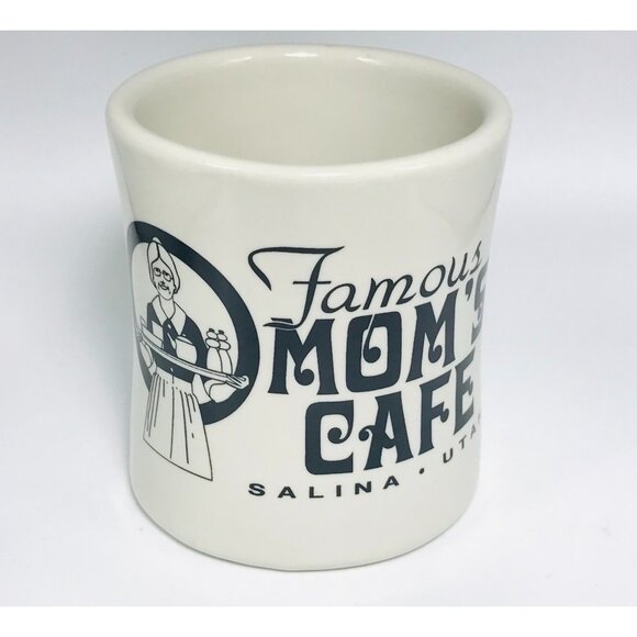 Vintage Mom's Cafe Salina Utah Heavy Coffee Diner Mug Restaurant Ware Classic - Picture 1 of 7